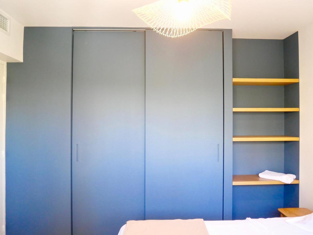 South-Of-France T2 Neuf Haut De Gamme, Climatise, Parking Gratuit, 2Eme Ligne Balcon 카르농 플라주 외부 사진