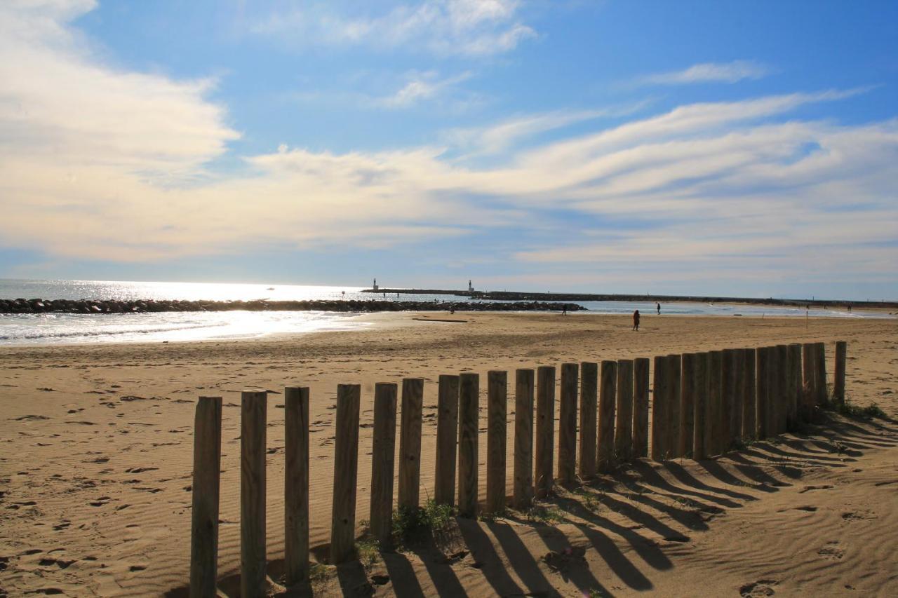 South-Of-France T2 Neuf Haut De Gamme, Climatise, Parking Gratuit, 2Eme Ligne Balcon 카르농 플라주 외부 사진