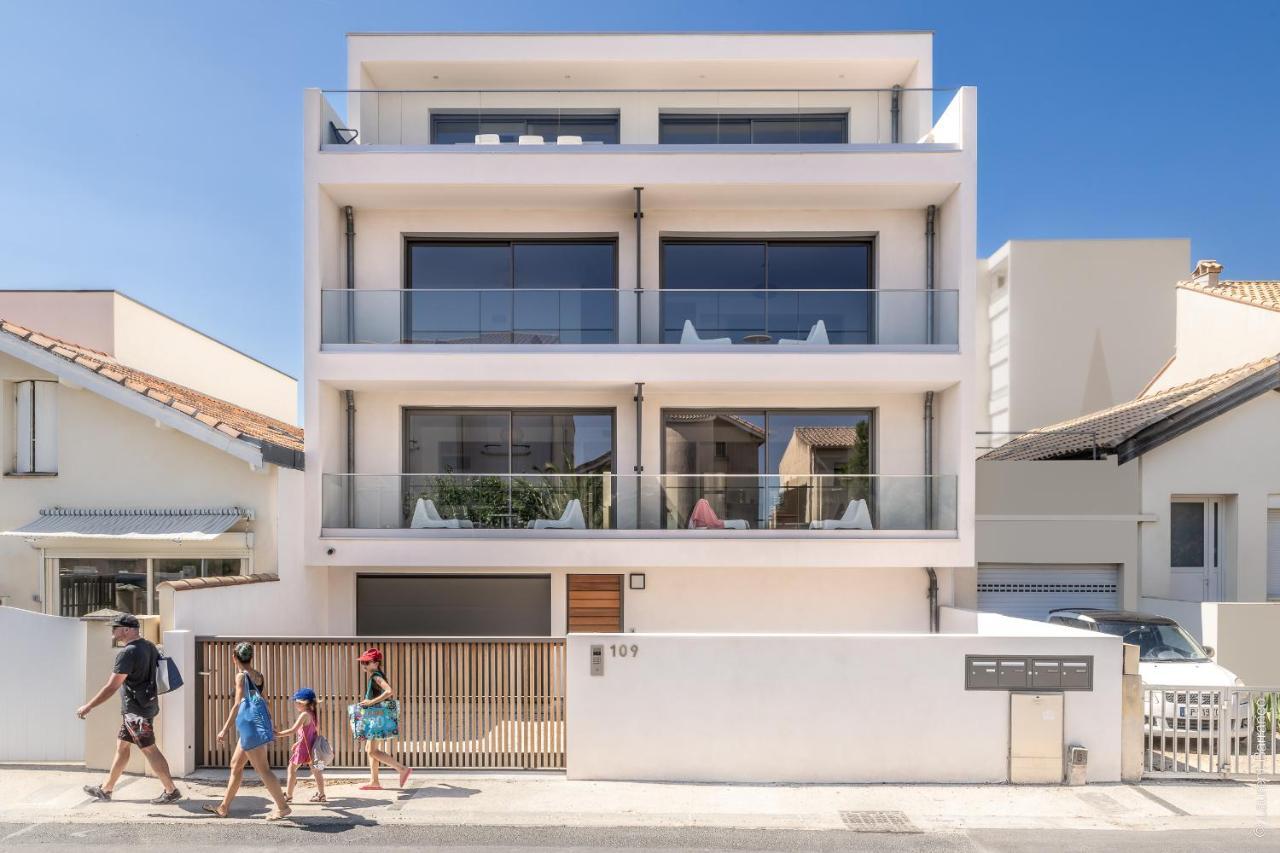 South-Of-France T2 Neuf Haut De Gamme, Climatise, Parking Gratuit, 2Eme Ligne Balcon 카르농 플라주 외부 사진